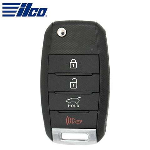 ILCO Look-Alike™ 2013-2015 Kia Sorento / 4-Button Remote Flip Key / PN: 95430-1U500 / TQ8-RKE-3F05 (FLIP-KIA-4B5)