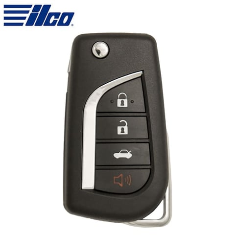 ILCO Look-Alike™ 2018-2024 Toyota Camry / Corolla / 4-Button Flip Remote / “H” Chip / PN: 89070-06790