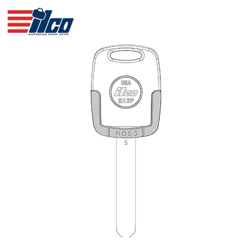ILCO – EK3P-HO03 NS A92 Honda/Acura Transponder Cloneable Key Kit