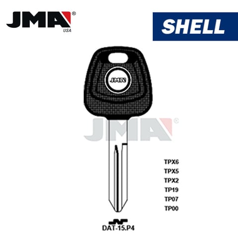 JMA – NI02PT CHIPLESS Transponder Key SHELL For Nissan / DAT-15.P4