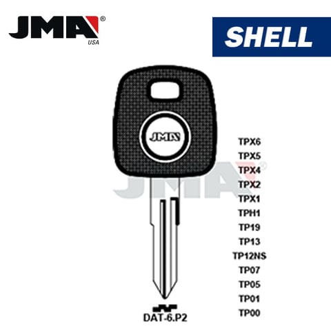 JMA – NSN11T5 CHIPLESS Transponder Key SHELL For Nissan / DAT-6.P2
