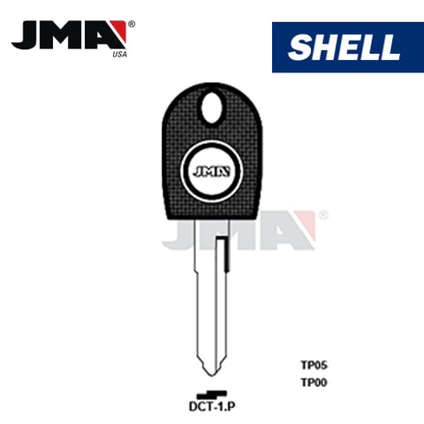 JMA – KW17T5 CHIPLESS Transponder Key SHELL For Ducati / DCT-1.P