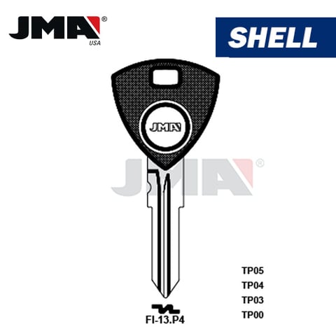 JMA – GT18RT5 Motorcycle Transponder Key SHELL / FI-13P4