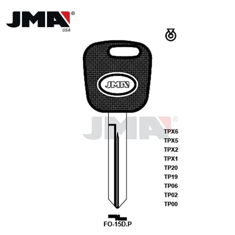 JMA – 2000-2005 Ford H74-PT Transponder Key / TP06FO-15DC.P