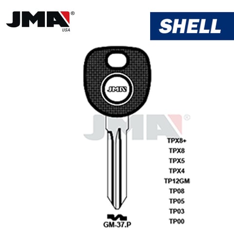 JMA – B111 Transponder Key SHELL For GM / GM-37.P