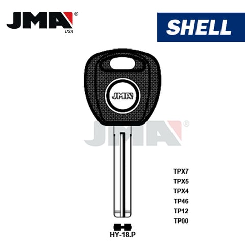 JMA – HY20PT CHIPLESS Transponder Key SHELL For Hyundai / HY-18.P