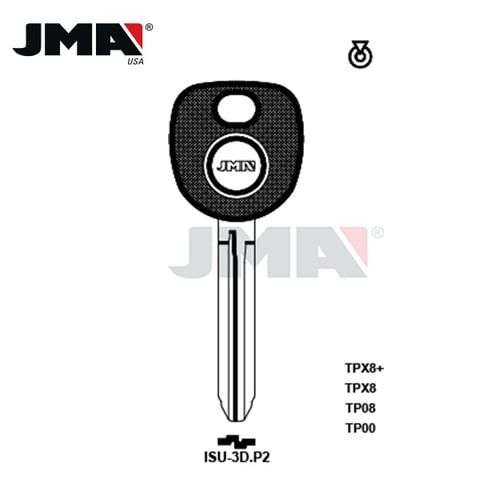 JMA – 1998-2005 GM / B100-PT Valet Transponder Key / TP08ISU-3D.P2 (MEGAMOS ID 13)
