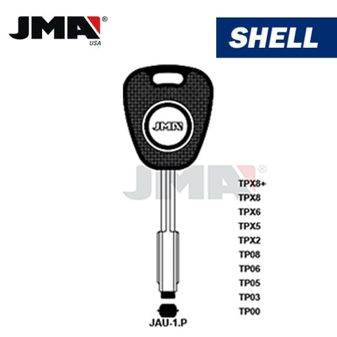 JMA – TBE1T5 CHIPLESS Transponder Key SHELL For Jaguar / Volvo / JAU-1.P