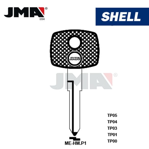 JMA – YM15T5 CHIPLESS Transponder Key SHELL For Mercedes / ME-HM.P1