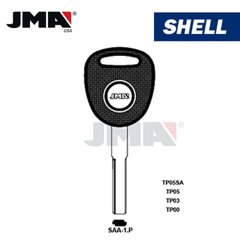 JMA – YM30T5 CHIPLESS Transponder Key SHELL For SAAB / SAA-1.P