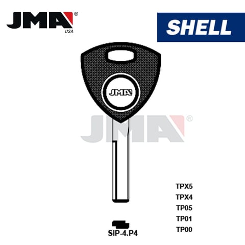 JMA – SIP16T5 Motorcycle Transponder Key SHELL / SIP-4P4