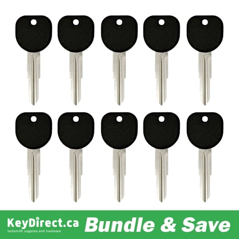 2008-2015 GM B114R Transponder Key w/ Philips 46 Chip (Aftermarket)