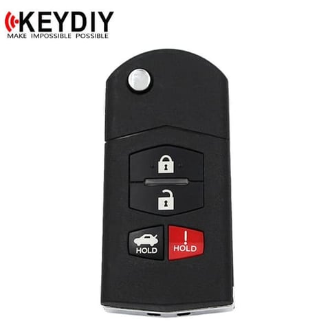 KEYDIY – Mazda Style / 4-Button Universal Flip Key Remote (KD-B14-3-1)