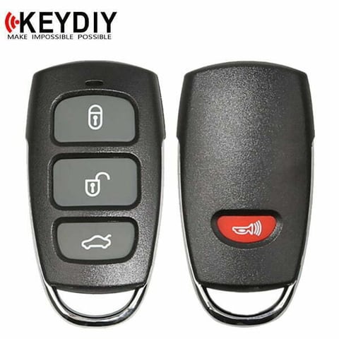 KEYDIY – Hyundai Style / 4-Button Universal Keyless Entry Remote / Black (KD-B20-4)
