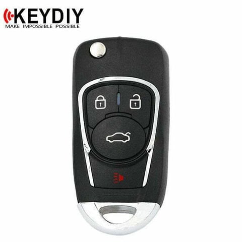 KEYDIY – GM Style / 4-Button Universal Flip Key Blank (KD-B22-4)