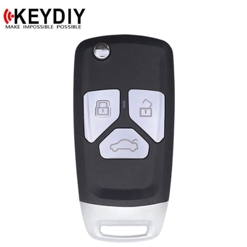 KEYDIY – Audi Style – 3-Button Universal Flip Key (KD-B27-3)