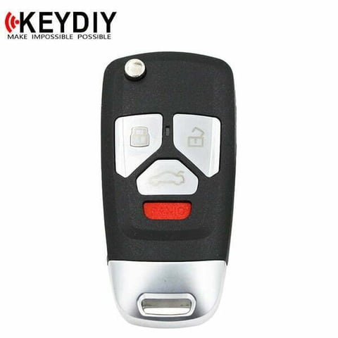 KEYDIY – Audi Style / 4-Button Universal Flip Key Remote (KD-B27-3+1)