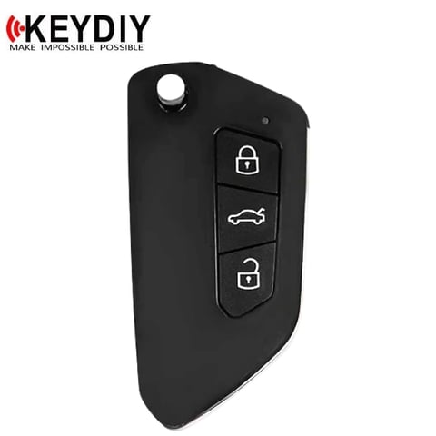 KEYDIY – Volkswagen Golf Style – 3-Button Universal Flip Key (KD-B33)
