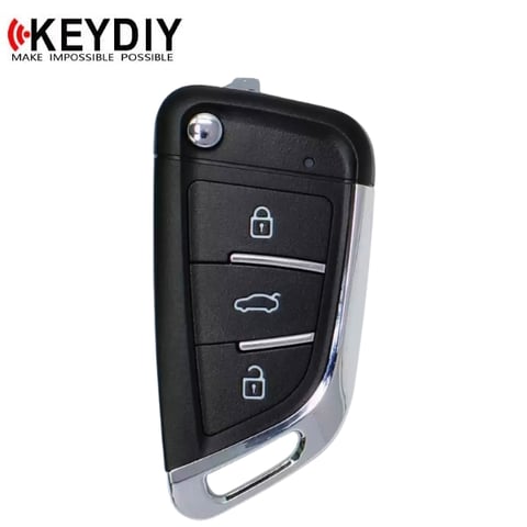 KEYDIY – BMW Style / 3-Button Universal Flip Key w/ Integrated Chip (KD-NB29)