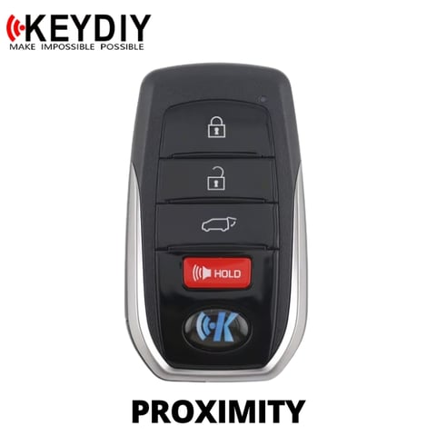 KEYDIY – Toyota Style / 4-Button Universal Smart Key w/ Proximity Function (KD-TB01-4) (Glossy)