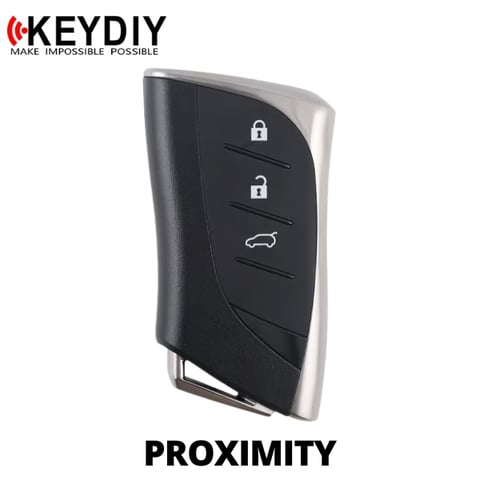 KEYDIY – Lexus Style / 3-Button Universal Smart Key w/ Proximity Function (KD-TB42-3)