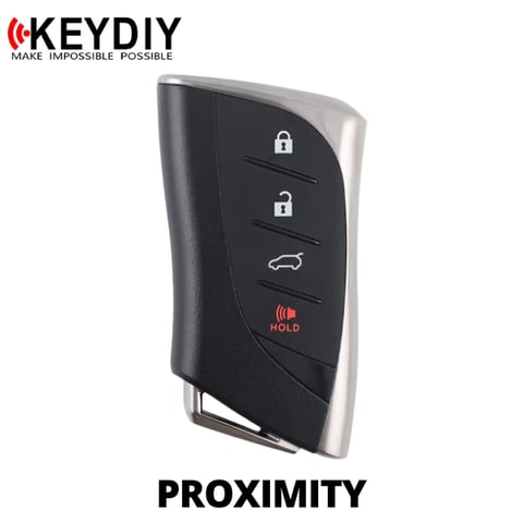 KEYDIY – Lexus Style / 4-Button Universal Smart Key w/ Proximity Function (KD-TB42-4)