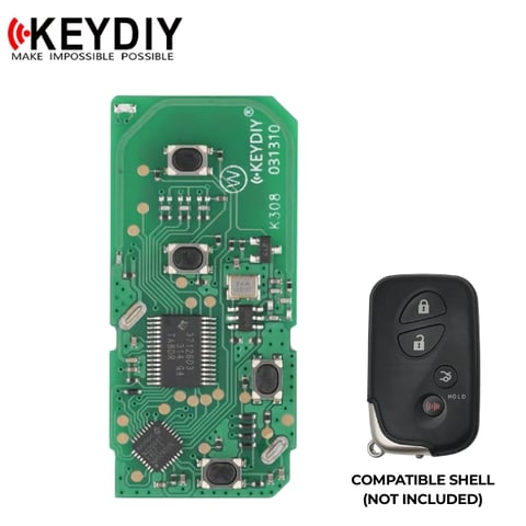 KEYDIY – Toyota Style / 4-Button Universal Smart Remote PCB Board (KD-TDB04-4)