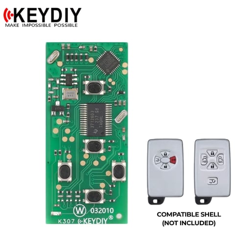 KEYDIY – Toyota Style / 5-Button Universal Smart Remote PCB Board (KD-TDB05-5)