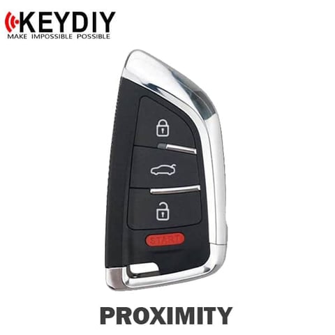 KEYDIY – BMW Knife Style / 4-Button Universal Smart Key w/ Proximity Function (KD-ZB02-4)