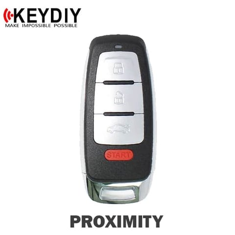 KEYDIY Audi Style 4-Button Universal Smart Key w/ Proximity Function (KD-ZB08-4)
