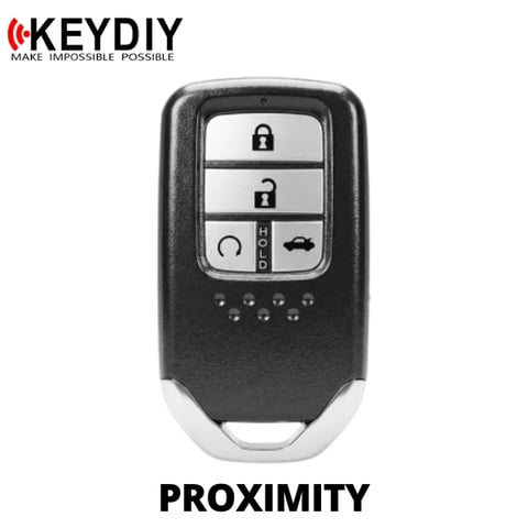 KEYDIY – Honda Style / 4-Button Universal Smart Key (Remote Start) w/ Proximity Function (KD-ZB10-4)