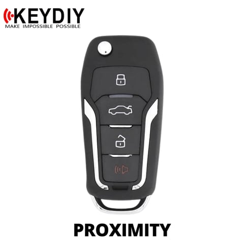 KEYDIY – Ford Style / 4-Button Universal Smart Key w/ Proximity Function (KD-ZB12-4)