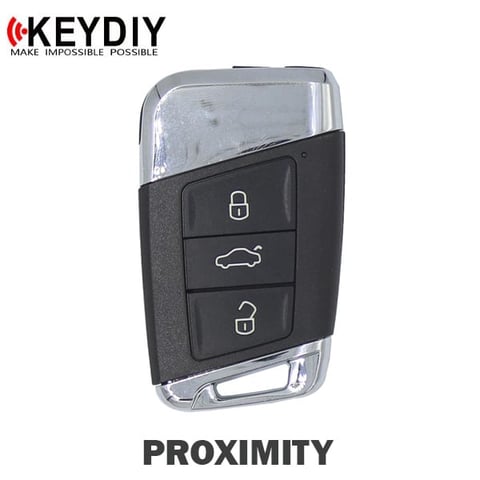 KEYDIY – Volkswagen Style / 3-Button Universal Smart Key w/ Proximity Function (KD-ZB17-3)