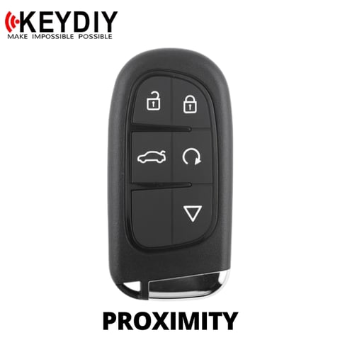 KEYDIY – Jeep / Chrysler / Dodge Style / 5-Button Universal Smart Key w/ Proximity Function (KD-ZB34-5)