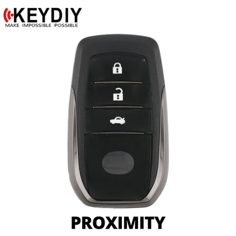 KEYDIY – Toyota Style / 3-Button Universal Smart Key w/ Proximity Function (KD-ZB35-3)