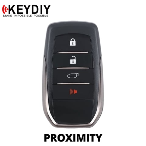 KEYDIY – Toyota Style / 4-Button Universal Smart Key w/ Proximity Function (KD-ZB35-4)