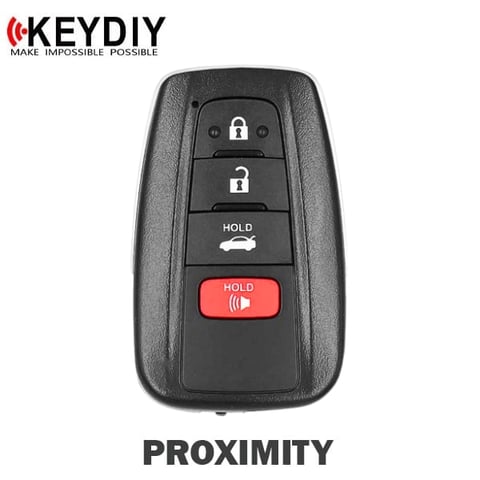 KEYDIY – Toyota Style – 4-Button Universal Smart Key w/ Proximity Function (KD-ZB36-4)