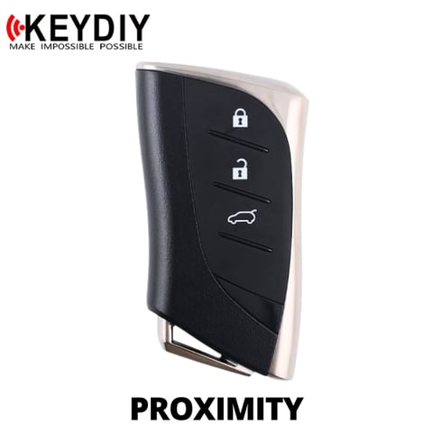 KEYDIY – Lexus Style / 3-Button Universal Smart Key w/ Proximity Function (KD-ZB42-3)
