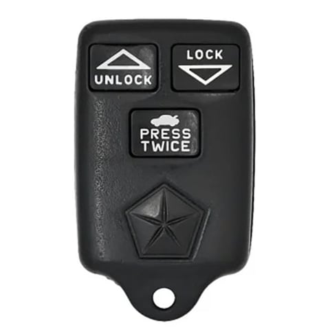 1993-1997 Chrysler Dodge / 3-Button Keyless Entry Remote w/ Trunk / FCC ID: GQ43VT7T / PN: 04759136AB (Refurbished)