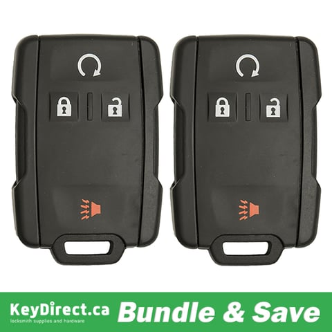 2 x 2019-2020 GM / 4-Button Keyless Entry Remote / PN: 22881479 / M3N-32337200 (AFTERMARKET)