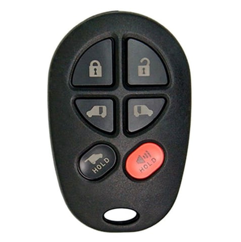 2004-2020 Toyota Sienna / 6-Button Keyless Entry Remote / FCC ID: GQ43VT20T / PN: 89742-AE051 (Refurbished)