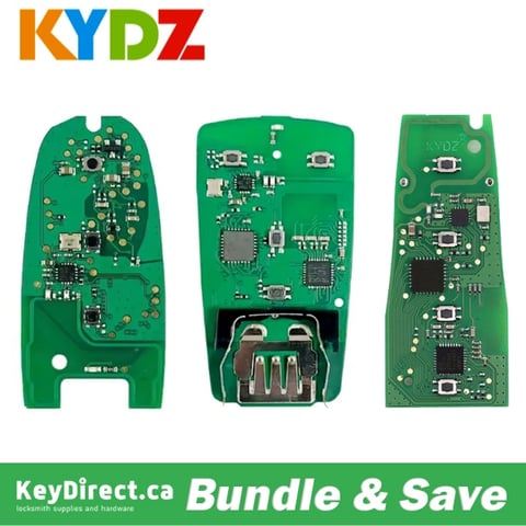 KYDZ – Audi Style A4 Q5 MLB 5M 4-Button + Audi Style MLB A8 3-Button + Porsche Style MLB 4-Button Universal Smart Remote PCB Board – 434 Mhz