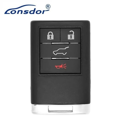 Lonsdor – CD30-27 Cadillac Style – 4-Button Universal Smart Key – ID46+ID49+1D4A – Adjustable Frequency (Aftermarket)