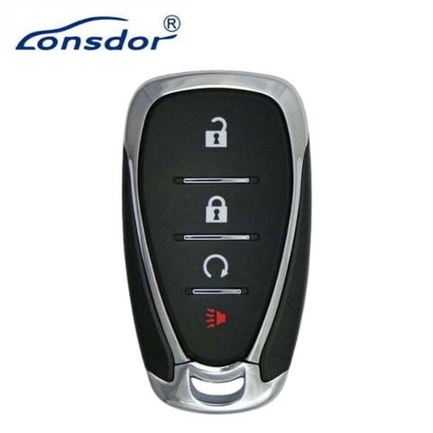 Lonsdor – CL30-01 Chevrolet Style – 4-Button Universal Smart Key – ID46+ID49+1D4A – Adjustable Frequency (Aftermarket)