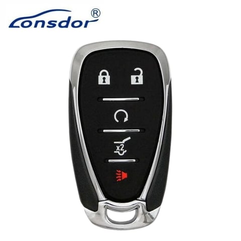 Lonsdor – CL30-02 Chevrolet Style – 5-Button Universal Smart Key – ID46+ID49+1D4A – Adjustable Frequency (Aftermarket)