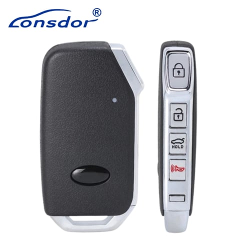 Lonsdor – HY30-42 Kia Style – 4-Button Universal Smart Key – ID46+ID47+ID4A+ID8A – Adjustable Frequency (Aftermarket)