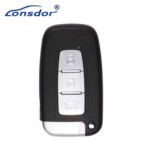 Lonsdor – HY30-61 Hyundai Style – 3-Button Universal Smart Key – ID46+ID47+ID4A+ID8A – Adjustable Frequency (Aftermarket)