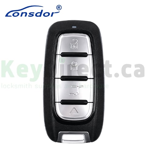 Lonsdor – Chrysler Style / 4-Button Universal Smart Key