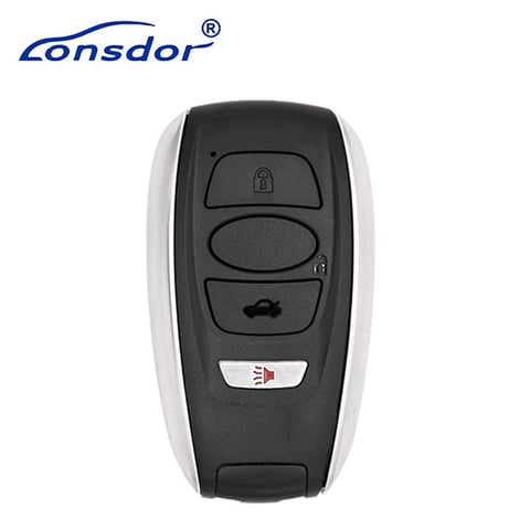Lonsdor – LT20-02 – Subaru Style 4-Button Universal Smart Key – 8A+4D – Adjustable Frequency / HYQ14AHK, HYQ14AHC (Aftermarket)