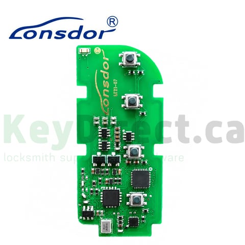 Lonsdor – LT21-07 – 4-Button Smart Key PCB For Lexus 8A-B6 – Adjustable Frequency